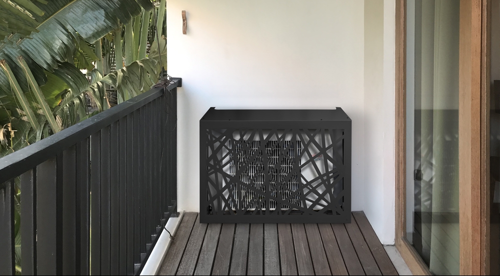 Faites dans la discrétion pour le climatiseur de votre balcon