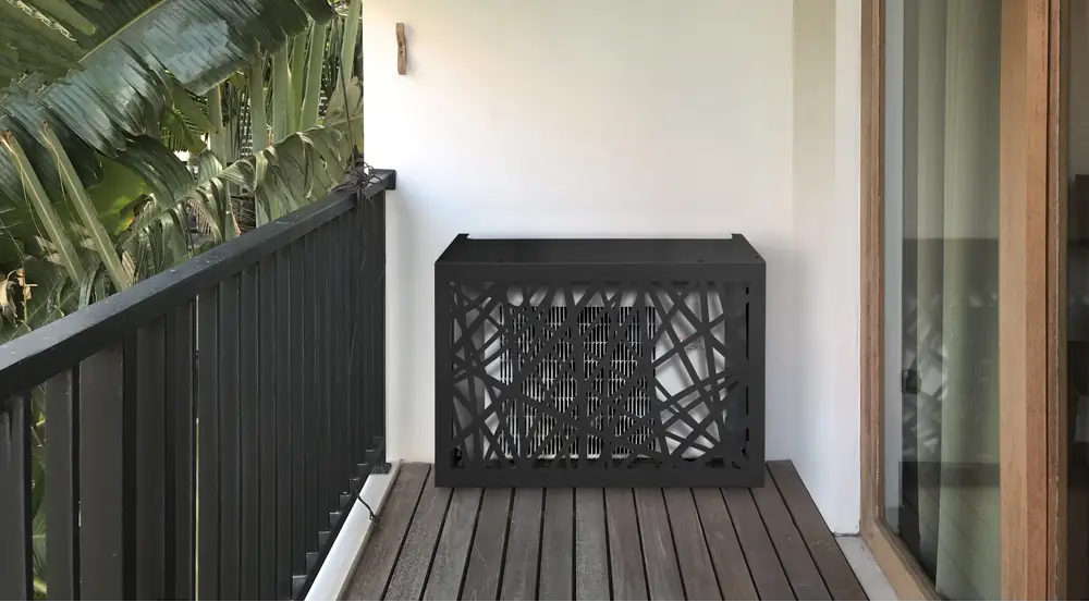 Faites dans la discrétion pour le climatiseur de votre balcon