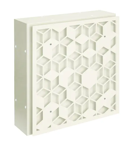 Option déco métal héxa pour mur anti bruit à composer