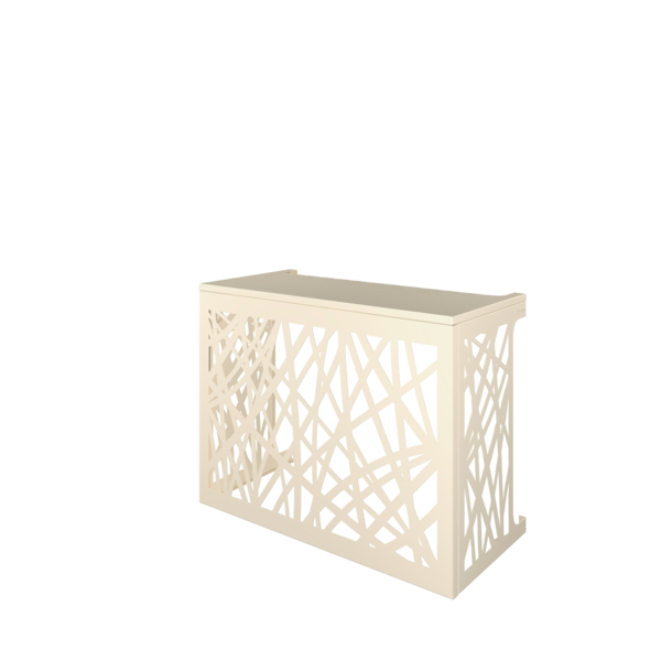 Cache Clim Sur-Mesure design à motifs avec capot - modèle DECO