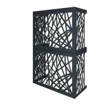 Cache-Clim sur-mesure design à motifs double Vertical - Modèle DECO