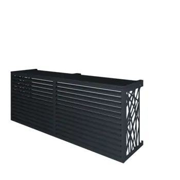 Cache-clim sur-mesure à motifs et persiennes Double Horizontal - modèle MIXTE