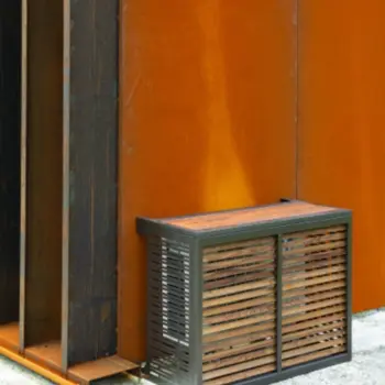 Pourquoi choisir un cache pompe à chaleur en bois ?