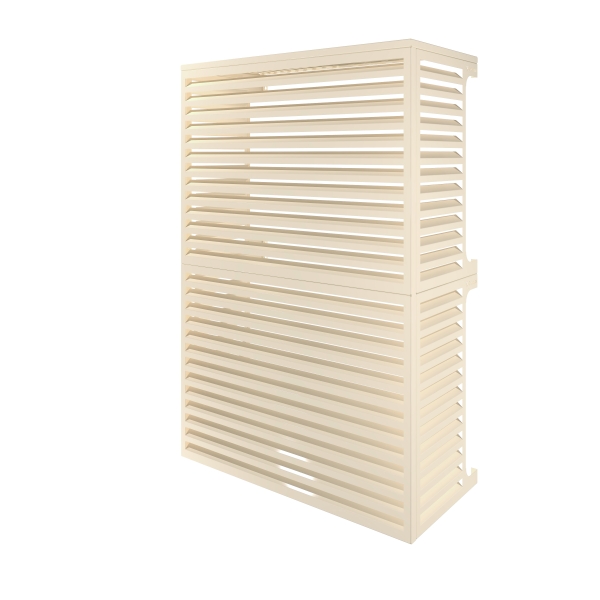 Cache-Clim sur-mesure à persiennes  double Vertical - modèle PERFORMANCE