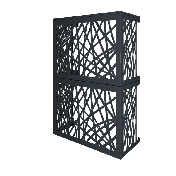 Cache-Clim sur-mesure design à motifs double Vertical - Modèle DECO