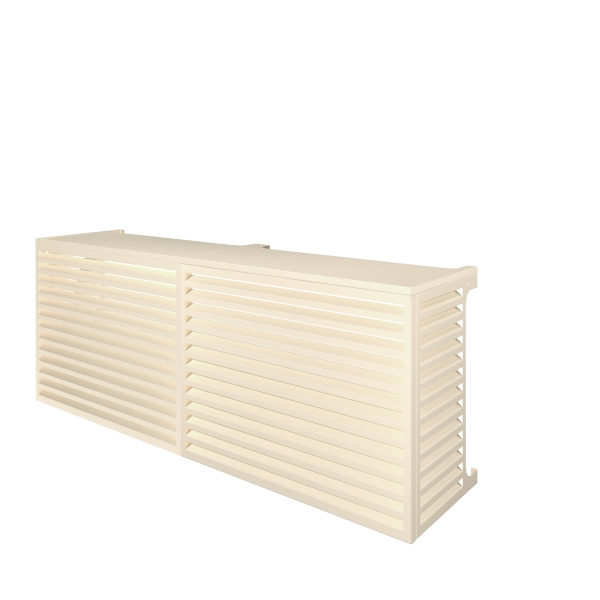 Cache-Clim sur-mesure à persiennes XL HORIZONTAL - modèle PERFORMANCE