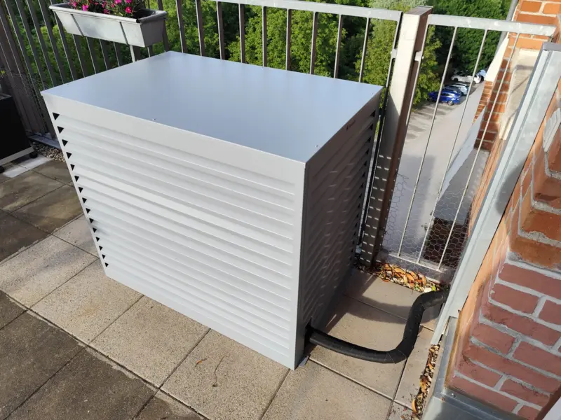 Cache Clim à lamelles avec face arrière - modèle 4 FACES