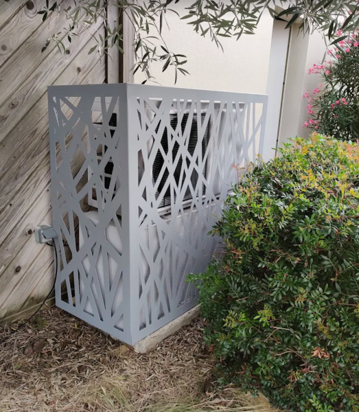Cache Clim design à motifs avec capot - modèle DECO