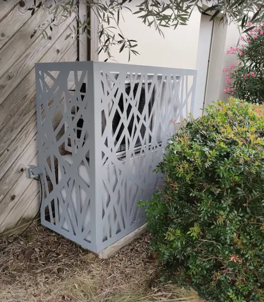 Cache Clim design à motifs avec capot - modèle DECO