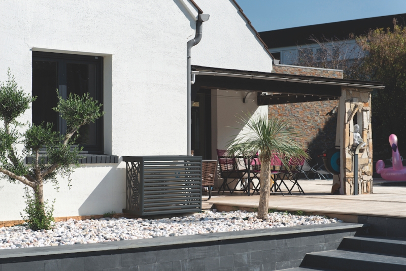 Cache Clim à motifs et lamelles - Modèle MIXTE (ancien modèle)