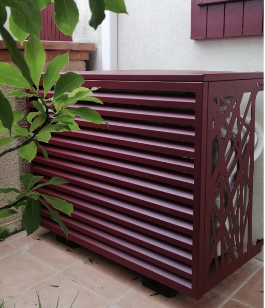 Cache Clim à motifs et lamelles - Modèle MIXTE (ancien modèle)