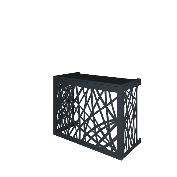 Cache Clim Sur-Mesure design à motifs avec capot - modèle DECO