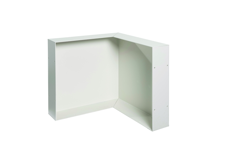 Option d'angle pour mur antibruit à composer