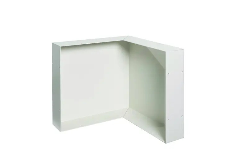 Option d'angle pour mur antibruit à composer