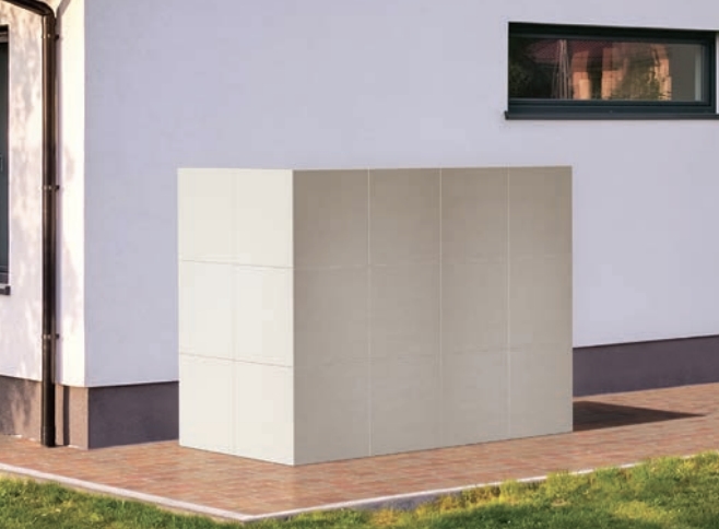 Option d'angle pour mur antibruit à composer