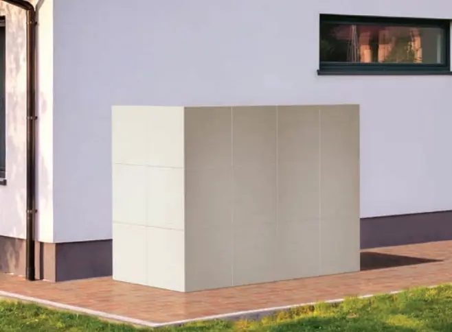 Option d'angle pour mur antibruit à composer